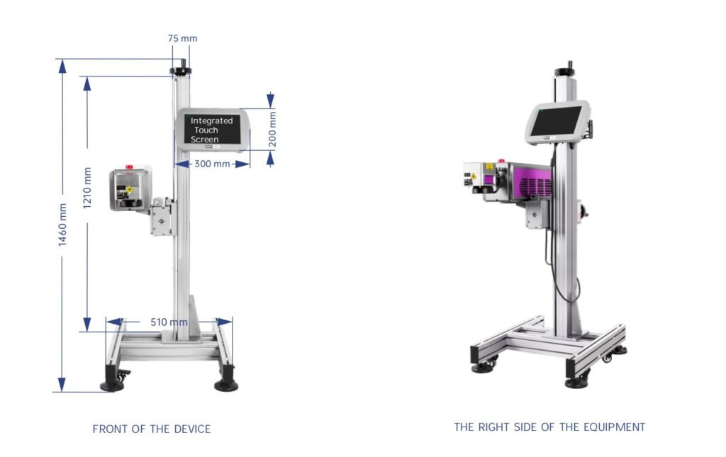 a9 series co₂ online flying laser marker