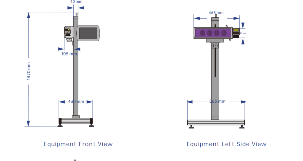 a8 series integrated fiber laser marker